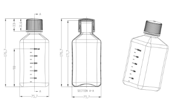 透明試劑瓶（無菌無酶）125ml